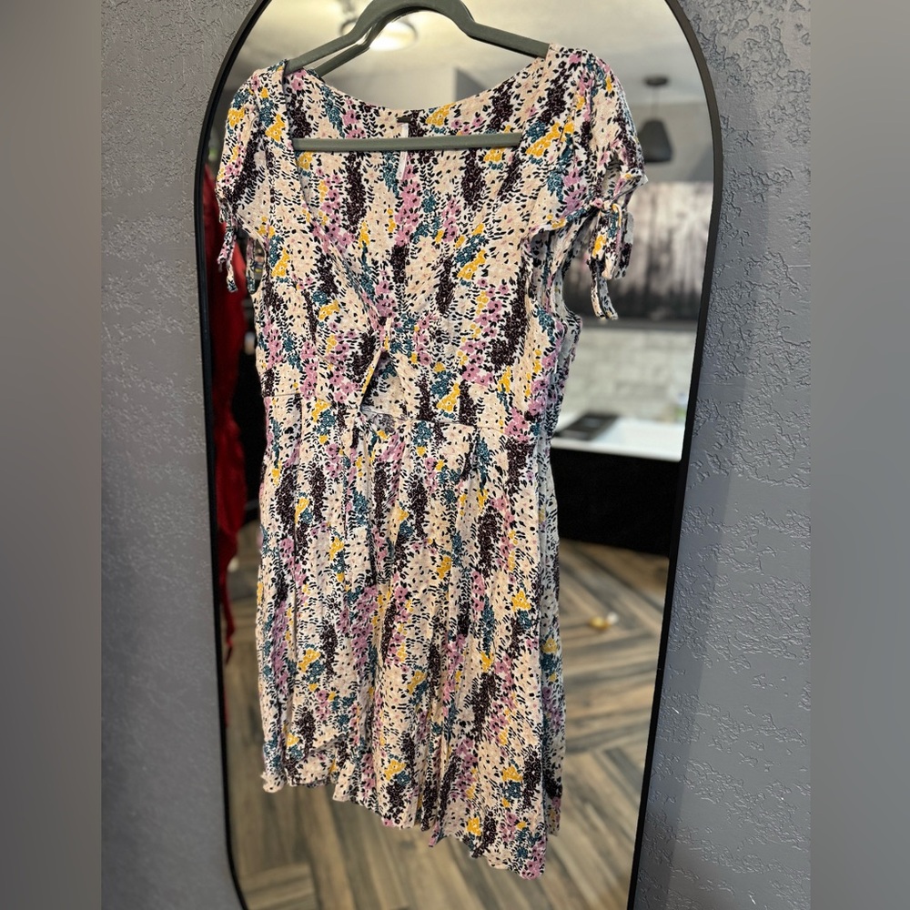 Free People floral mini dress